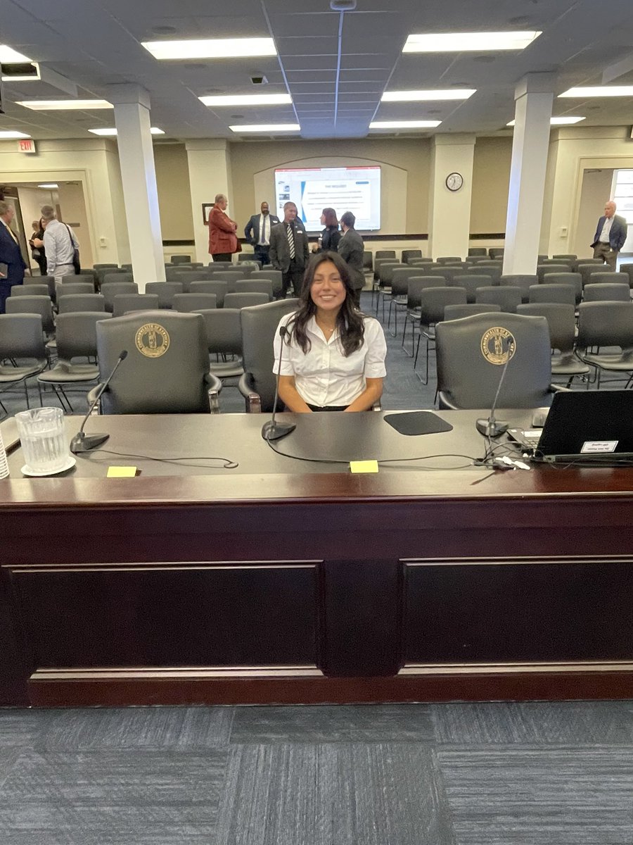 Best part of the day…Listening to DHS senior, Angie Thomas, speak in front of the Education committee in Frankfort!! Inspiring!!! #inspireengagegrow