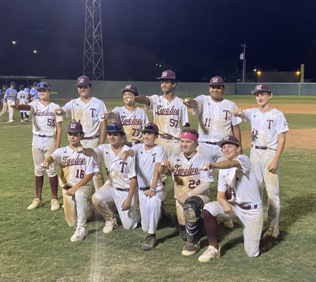 catcherswing's tweet photo. San Antonio program with a solid outing in last weekends @FiveToolYouth #FallBash
14u Black 🏆
13u Black 🏆
12u Maroon 🏆
@TwelveBaseball https://t.co/35wiJ4UwoQ
