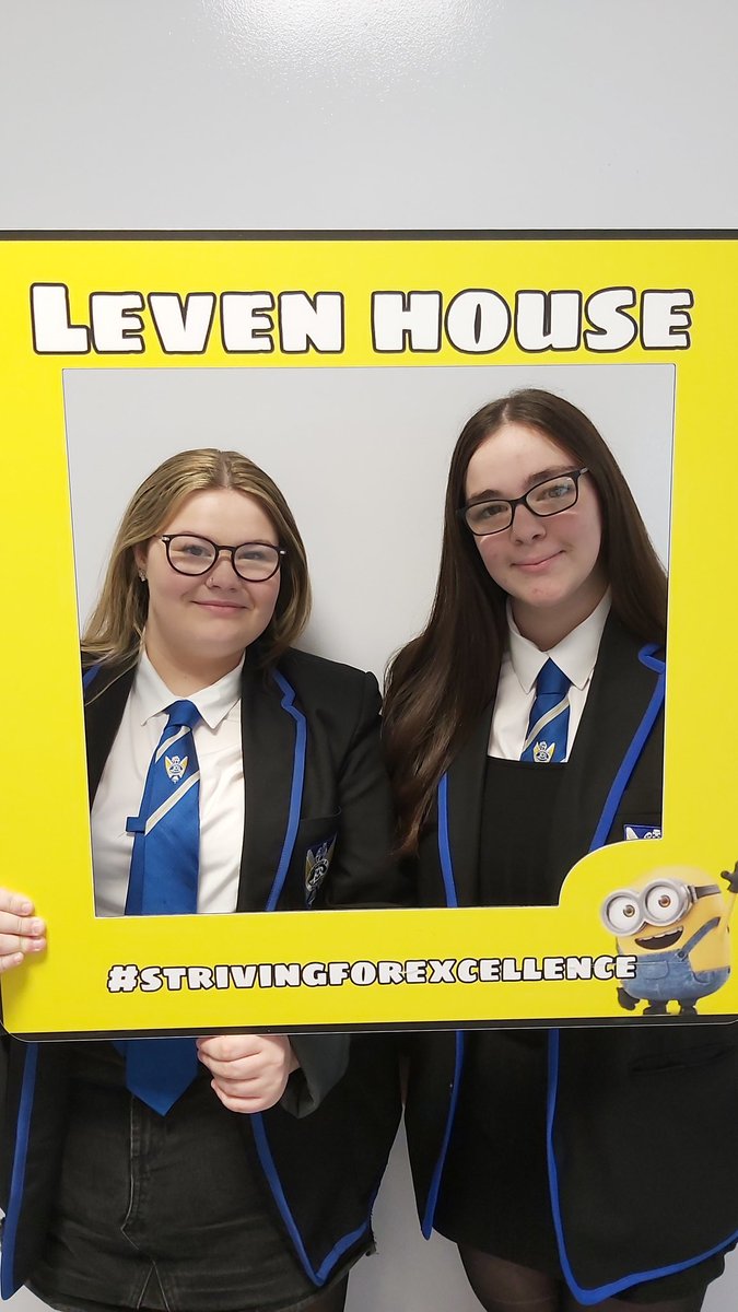 Congratulations to Kayleigh and Freya. Leven House Captains for session 2023-2024. #StrivingforExcellence #WeCARE #HOUSECUPWINNERS22/23