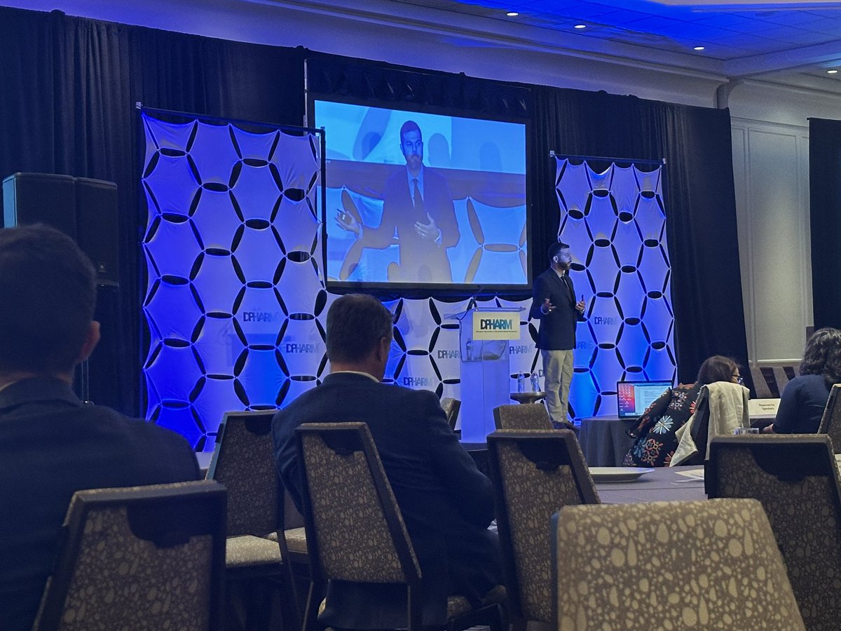 We are attending #DPHARM2023 this week. Kicking off the agenda is Hassan Kadhim giving us a fascinating look at the different types of innovation in the trial space from his perspective inside BMS.