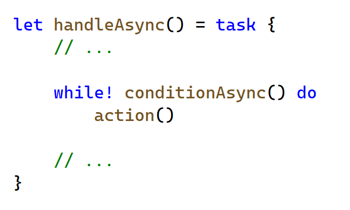 Simplifying F# computations with the new ‘while!’ keyword dlvr.it/SwPBFn