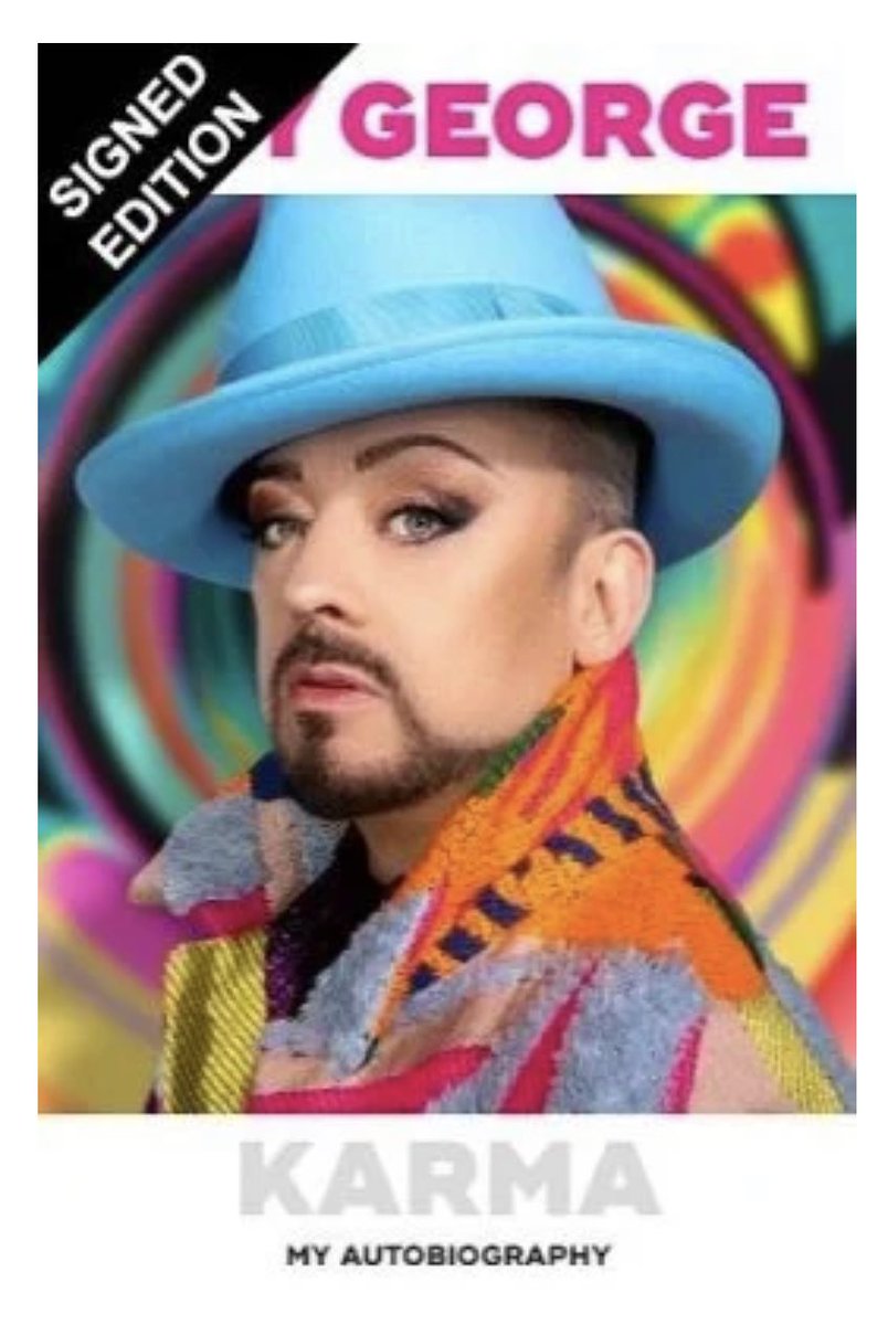 BoyGeorge_ePage's tweet photo. For a SIGNED COPY of KARMA, @BoyGeorge’s new autobiography 🔥

HEAD HERE: https://t.co/0vj7Ay8WhN! https://t.co/1468kqviTe