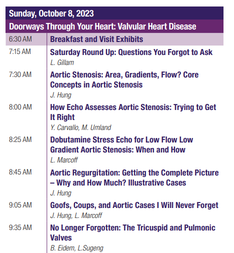 Judy Hung (@judyhungmd) on Twitter photo Fantastic Program for ASE #EchoFlorida Oct 7-9. How to figure out LFLGAS?-"the flow knows" EchoFlorida has the answers! <a href="/ASE360/">American Society of Echocardiography</a> <a href="/LindaGillamMD/">Linda Gillam MD, MPH, MACC, FASE, FAHA, FESC</a> <a href="/AllanLKleinMD1/">Allan L. Klein</a>
register here: bit.ly/3zthU57 Fantastic Program for ASE #EchoFlorida Oct 7-9. How to figure out LFLGAS?-"the flow knows" EchoFlorida has the answers! <a href="/ASE360/">American Society of Echocardiography</a> <a href="/LindaGillamMD/">Linda Gillam MD, MPH, MACC, FASE, FAHA, FESC</a> <a href="/AllanLKleinMD1/">Allan L. Klein</a>
register here: bit.ly/3zthU57