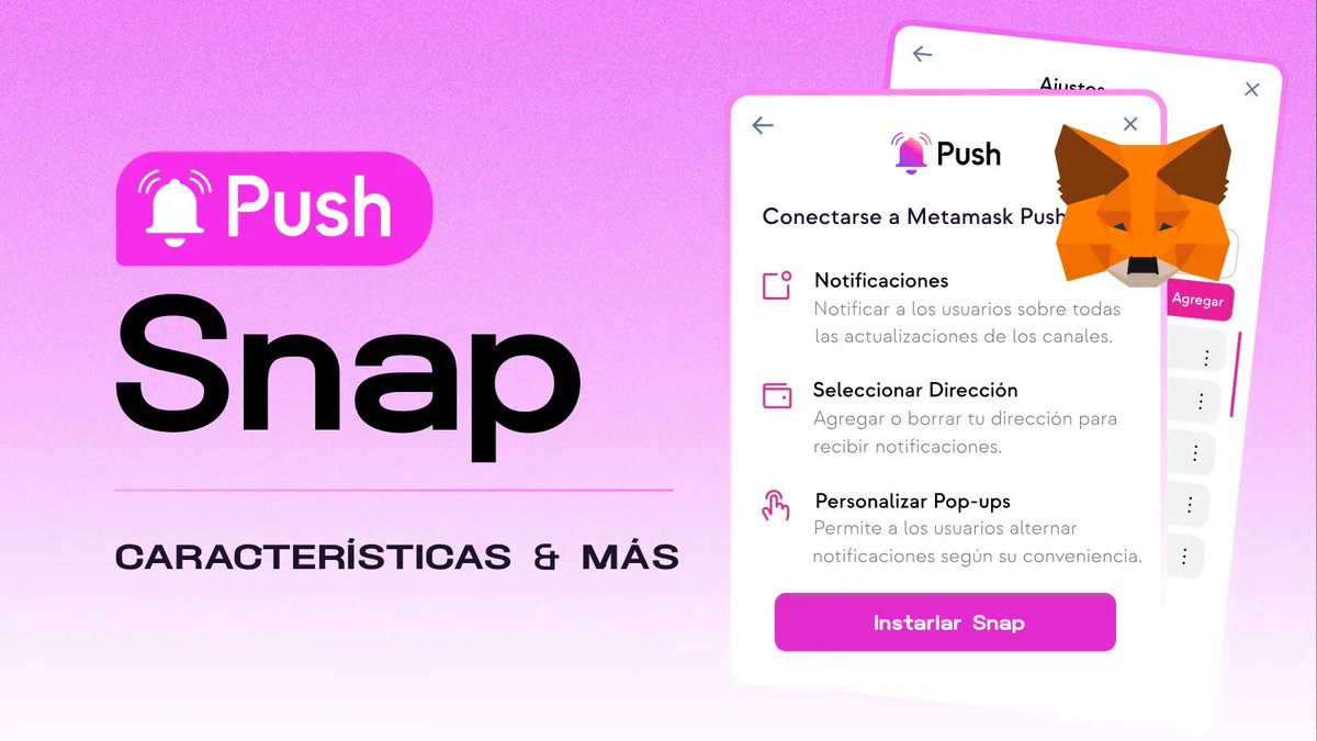 Explorando Push Snaps y cómo empezar 💯

Te contamos detalles técnicos y consejos para aprovechar al máximo <a href="/pushprotocol/">Push</a> 💜

¿Cómo usar Push Snap? 🧵 <a href="/MetaMask/">MetaMask.eth 🦊</a>