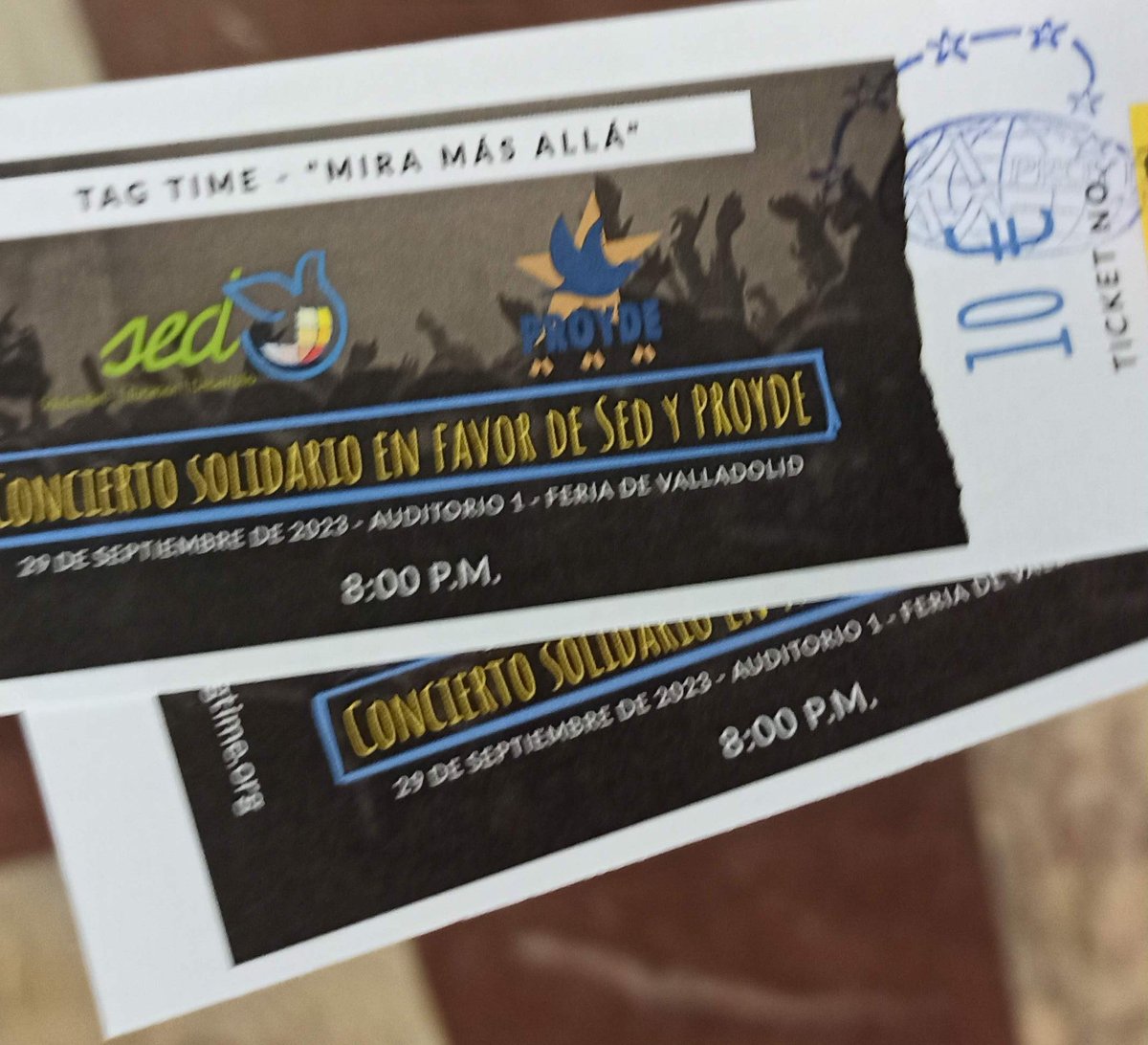 Nos llega desde <a href="/ColeLourdesVa/">Colegio Lourdes</a> la noticia de que ya están prácticamente agotadas sus entradas para nuestro concierto solidario a favor de las ONGD's <a href="/PROYDE/">PROYDE</a> y <a href="/ONGDSED/">ONGD SED</a> de las familias #LaSalle y #Marista

¿Qué tal por el resto de coles, <a href="/LaSalleVall/">La Salle Valladolid</a>, <a href="/InmaculadaVa/">MaristasInmaculadaVa</a> y <a href="/CcvMaristas/">MaristasCCV</a>?