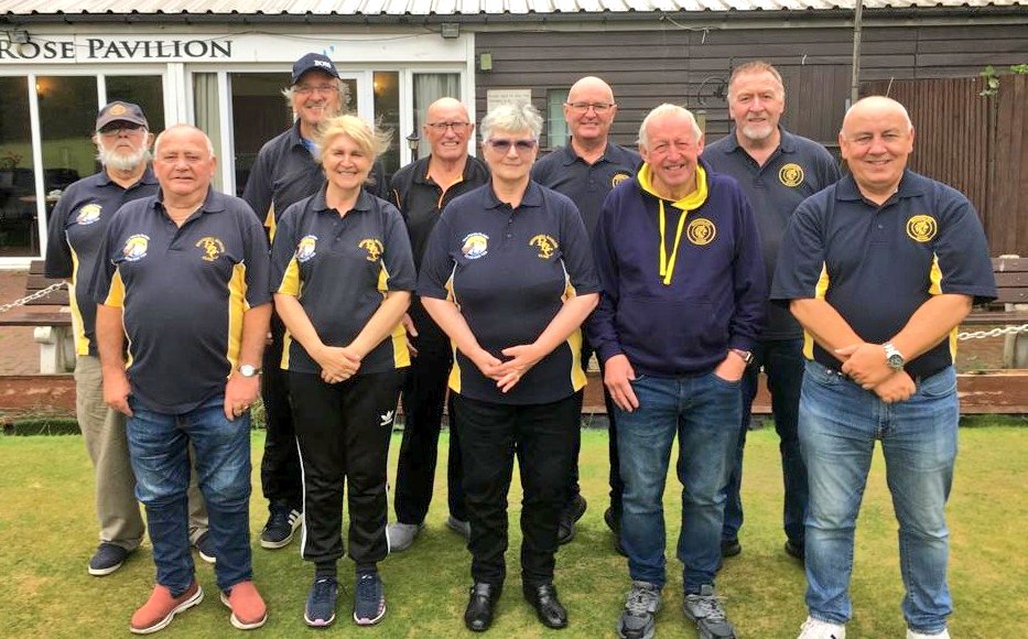 BrookhillBC's tweet photo. Congratulations go to our East Birmingham Over 60s who have gained promotion to the top division after being crowned Division 2 Champions 🏆

Tony Freeth also won the league averages winning 19 of his 21 games with a monstrous 226 plus 👏

Well done all on a fantastic season 👏💙 https://t.co/38vwKtsJDA