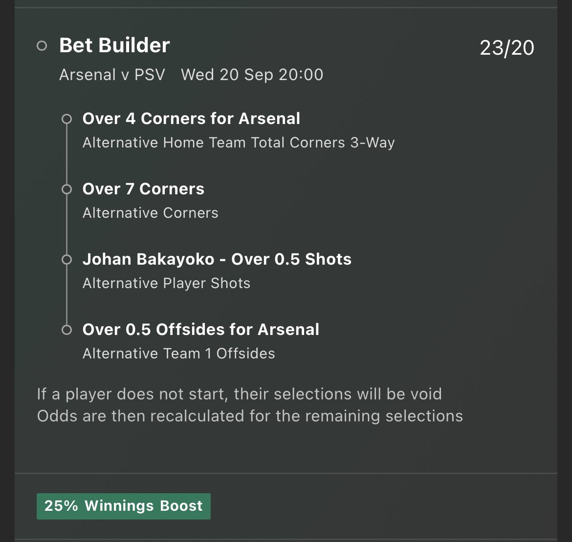 FTtipsters's tweet photo. ARSENAL V PSV FREE BET FOR TONIGHT👇🏼🔥

Let’s us know if you’re tailing in the comments!✅ https://t.co/GGHXqa51KU