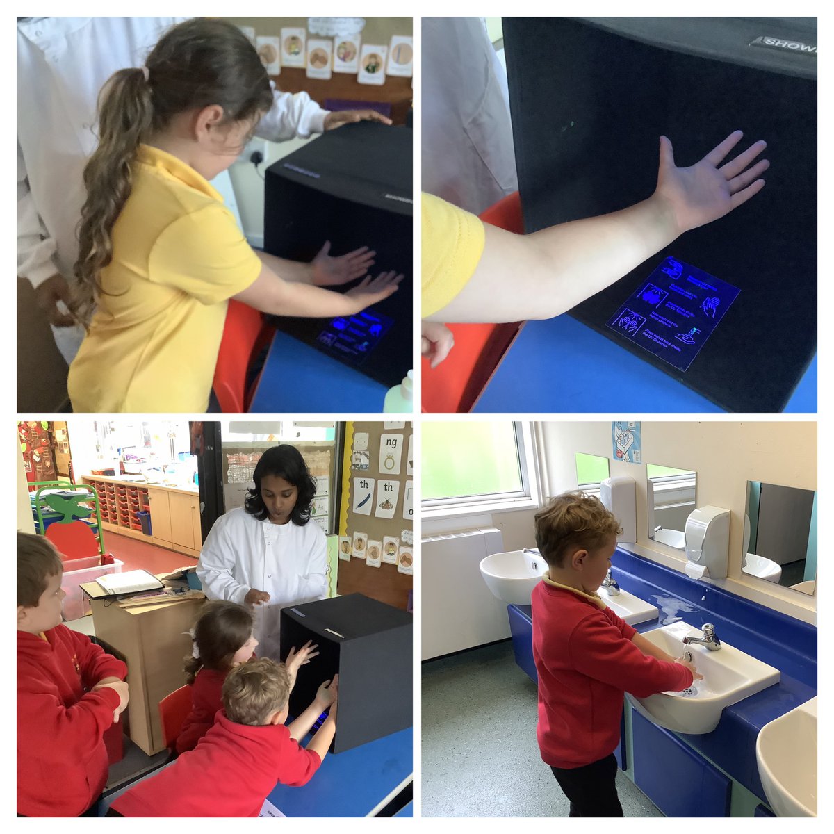 CGIY2Burford's tweet photo. We loved being scientists today and we were fascinated by our Superbugs workshop! We found out why it is important wash our hands and how germs breed! #CGISCI #CGIWB Diolch 🧑‍🔬We are looking forward to finding out how our samples change by Friday! Gwych! https://t.co/GwslQFh7dv