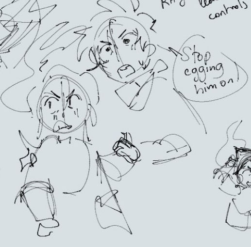 Tango w Gloves and Jimmy w the bandana before they interchanged them 