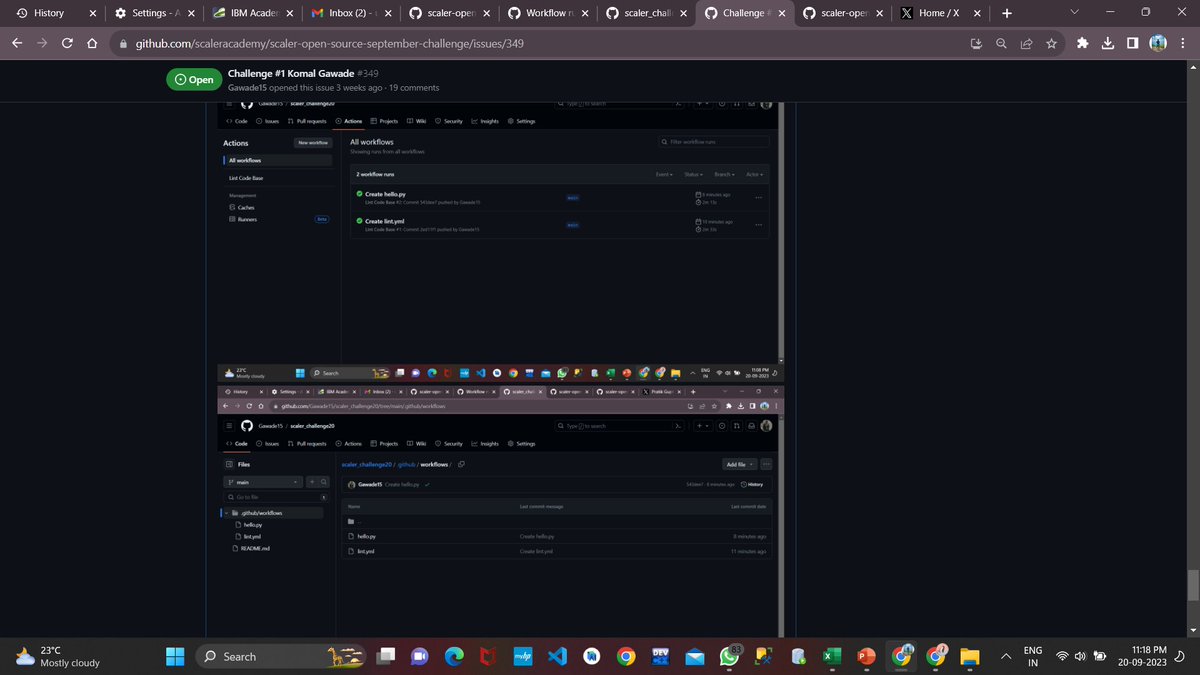 Komal_2002's tweet image. Hello all,    It's Day 20  Completed #task20 of  #OpenSourceSep Challenge with
@Scaler_Official
Discord Community.  
 You can join the community HERE -discord.gg/scaler-by-inte……
 #Opensourcesep #ScalerDiscord