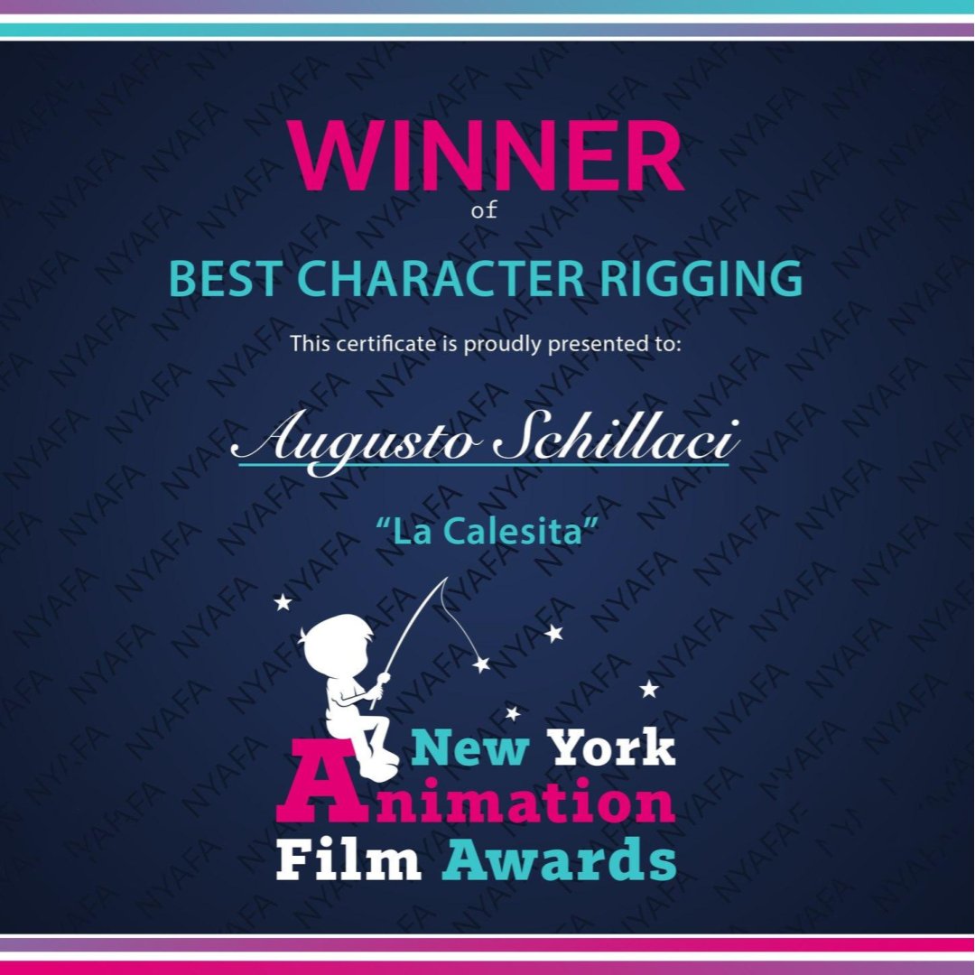 ¡New York Animation Film Awards ha otorgado a La Calesita, el premio al "Best Character Rigging"!

Un enorme agradecimiento al equipo de rigging de Reel FX. 
//

New York Animation Film Awards has awarded La Calesita their Best Character Rigging award!