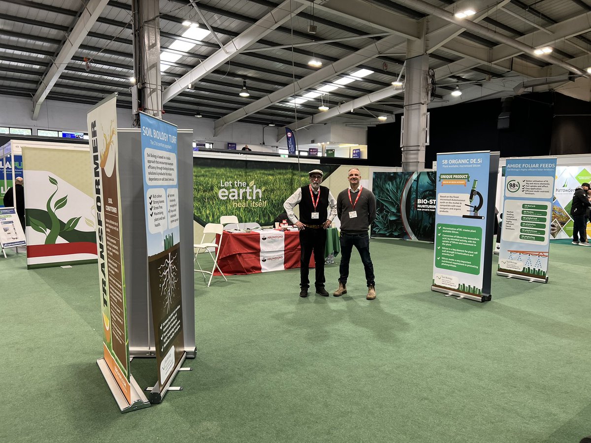 It’s been a great first day @GroundsFest and can’t wait to see you tomorrow from 9am. #investinsoil #Oxyturf #Champion