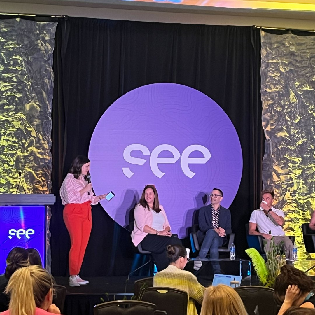 TheWebAdvisors's tweet image. Angela's learning lots travel and tourism experts and enjoying the sessions at CrowdRiff SEE Conference! 

#See2023 #VisitDenver #TravelMarketing #DestinationMarketing #Crowdriff #TheWebAdvisors