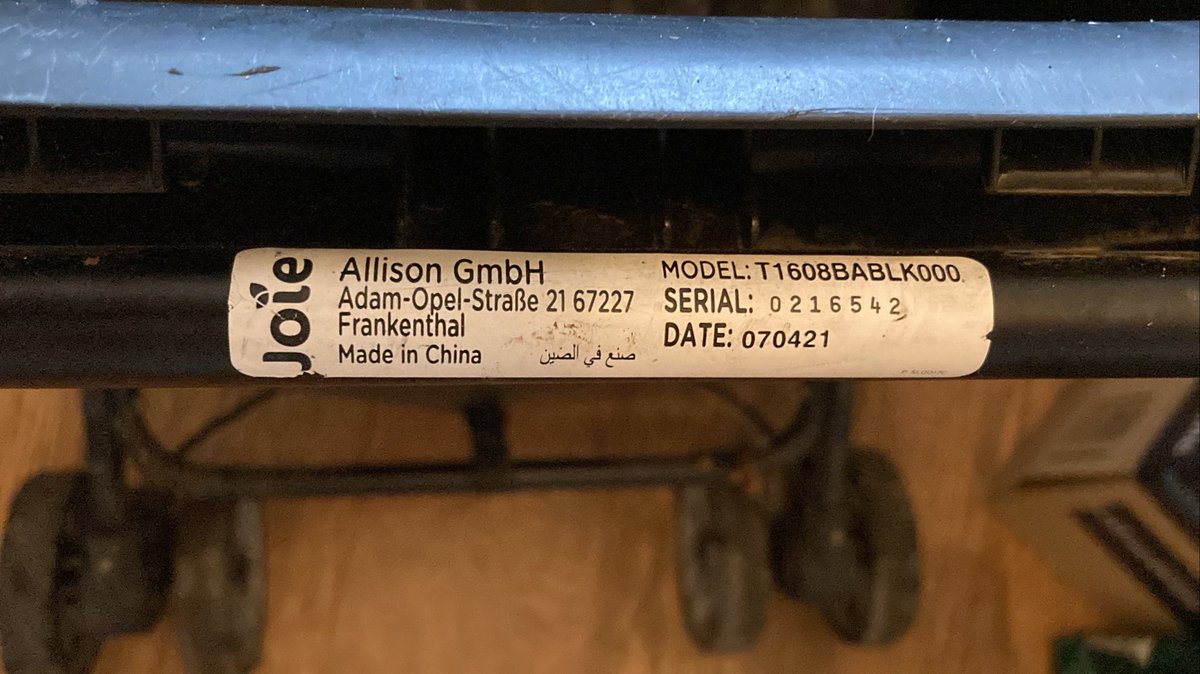 robinbyles's tweet photo. @Joie_Baby Hello, the wheel fell off our 2yo buggy today and won’t stay on. Help, please! https://t.co/b6b1HahPaQ