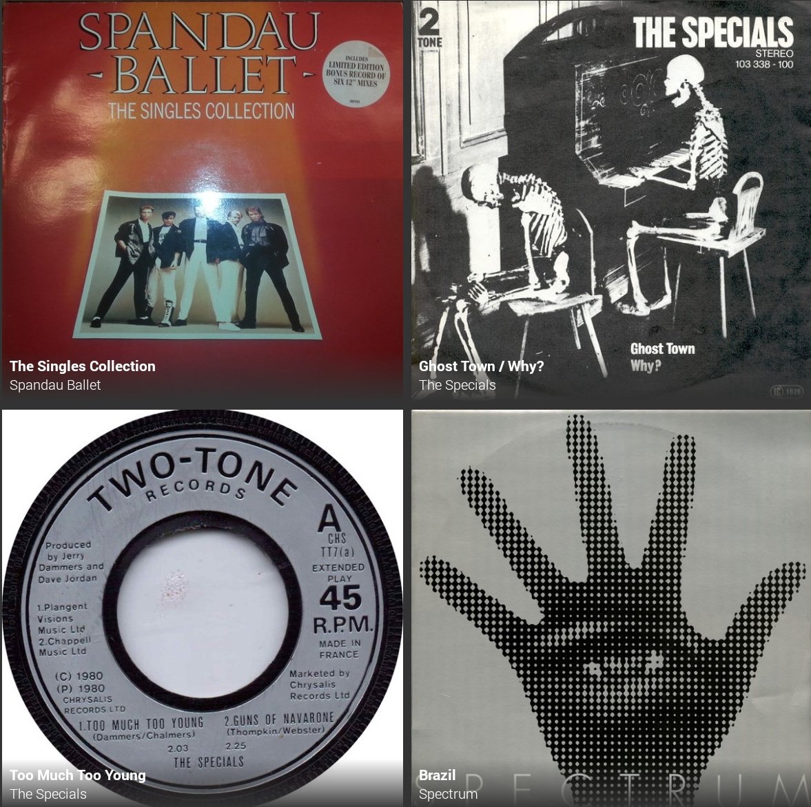 Today - Spandau Ballet (1985) Specials (1981, 1980) Spectrum (1990) Synthpop, Ska, Techno #vinyl #vinylrecords #records #synthpop #ska #techno #twotone #SpandauBallet #theSpecials #80s