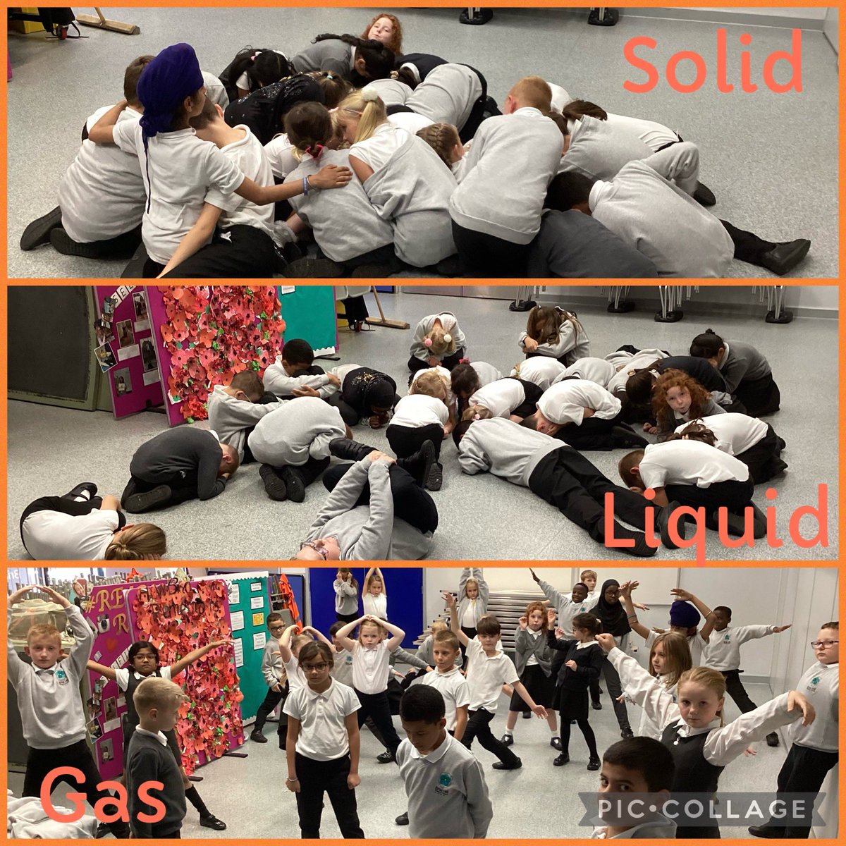 BriarHillSch's tweet photo. @BriarHillSch @MrHickman3184 #Science #briarhillbrilliance #deeperthinking #year4 in science today Rowling class became #statesofmatter
We recreated the difference matter, but becoming the #atoms
Mrs P https://t.co/RTSug8bShU