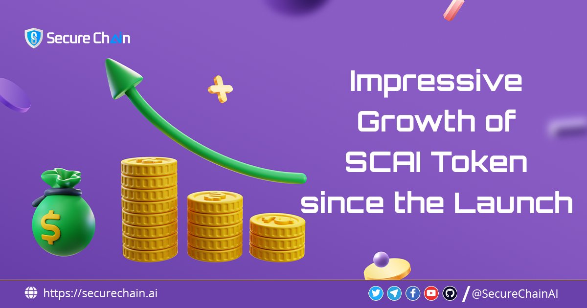 SecureChainAI's tweet photo. 📣🌟 We are thrilled to share some exciting news with you! Since the launch of the $SCAI token sale on September 15th, hosted on both Gempad and Pinksale platforms, our project has witnessed an incredible surge in growth.⚡️🔥

✅ On Pinksale, in just 4 days, we have seen an astounding growth 
rate of 
💰 Current Rate: 1 $BNB = 803,677.775 $SCAI 🪙
📈 5 Days Progress:  120%

✅ Simultaneously, on Gempad, our progress over the same period has been nothing short of remarkable 
💰 Current Rate:  1 $ETH = 26,341,715.267 $SCAI 🪙
📈 5 Days Progress: 185.7%

🪙 These impressive numbers are a testament to the faith and support you, our community, have shown in the #SCAI project. We are deeply grateful for your trust and commitment as we continue to work tirelessly towards our shared goals. 📊

=====================================

#Gempad #PinkSale #cryptonews #ETH #BNB 
#Fairlaunch #cryptoinvestment #SecureChainAI