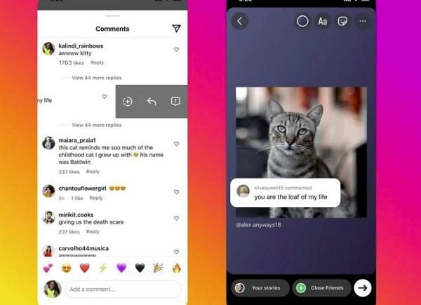 #Instagram is now live testing the capacity to share comments from any public post or Reel to your IG story: socialmediatoday.com/news/instagram… #SocialMedia #WednesdayWisdom