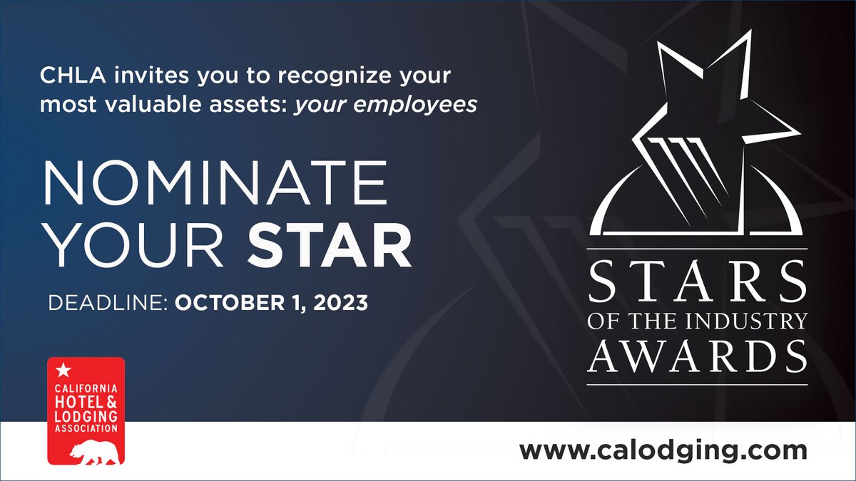 California Hotel & Lodging Association (CHLA) tweet media