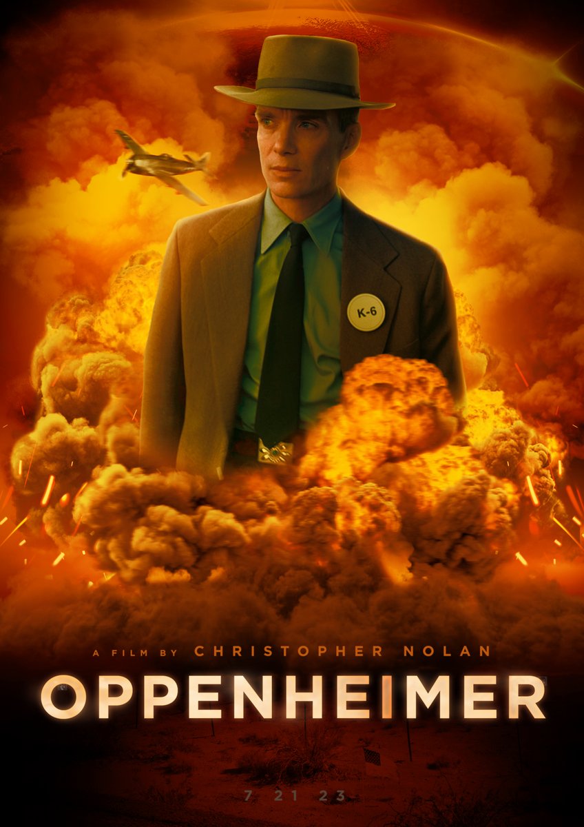 WarSkyDzn's tweet photo. Poster for OPPENHEIMER (FAN ART)

Thx for support 
@NolanAnalyst @OppenheimerFilm https://t.co/Vx9s35vSwz