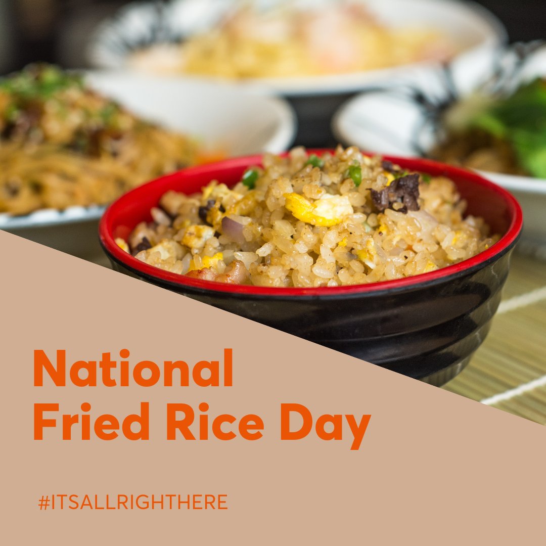 This fried rice has simply wok’d my world! 🍚

It’s National Fried Rice Day! 

Enjoy a yummy bowl of fried rice with Sizzling Wok today!

#NationalFriedRiceDay #FriedRice #Wok #itsallrighthere #parklandmall