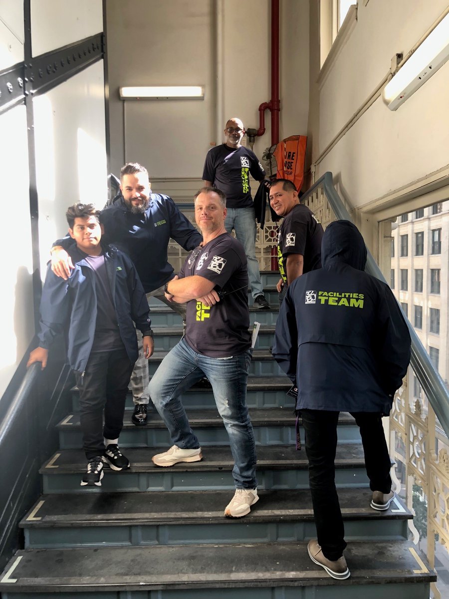 Three days to the new school year, and the Manhattan Facilities Team are ready to welcome you back. (They're also taking pitches for a band name--send suggestions in the comments.) 
As always, check out 32bjmemberportal.org to see all your options for our 200+ courses.