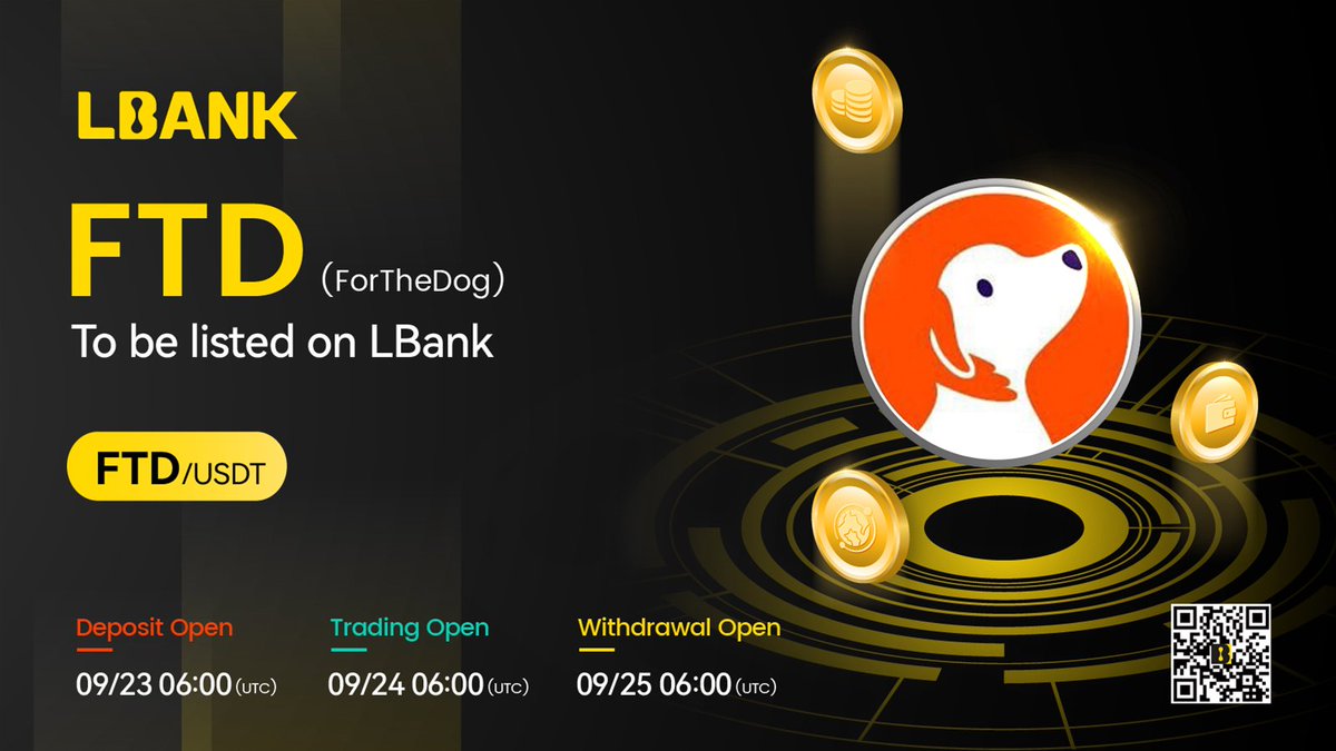 Dia_monda's tweet photo. ๐ New listing alert! ๐ $FTD (ForTheDog) on LBank! ๐ถ ๐โโ๏ธ๐โโ๏ธ Earn coins by walking with your furry friend! ๐พ๐ฐ ๐ Check it out at https://t.co/YzFy7zMCySโฆ #ForTheDog
#LBankIEO
#LBankWorld
#LBankLaunchpad
#LBankAngel https://t.co/pS4IGBDYho