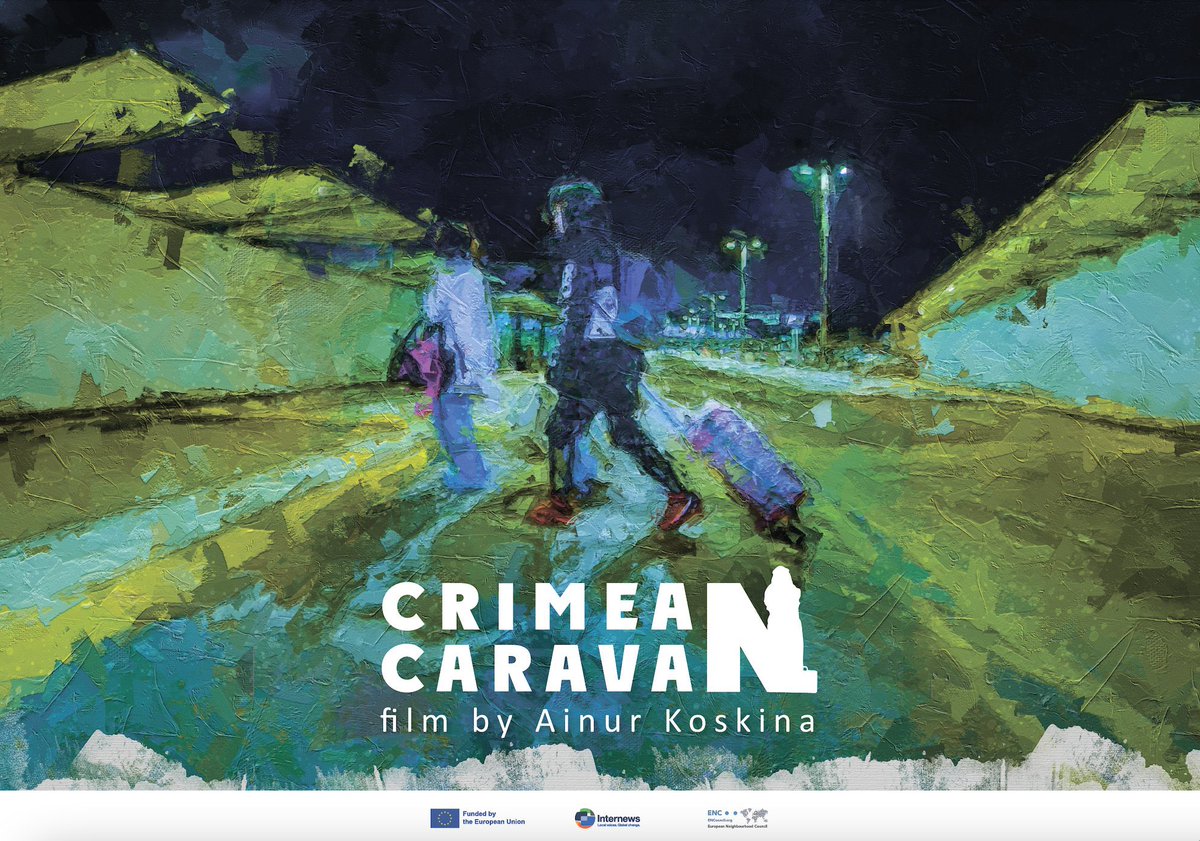ENC_Europe's tweet photo. We kicked off the last event of the day on Crimean Tatars seeking asylum in #Kazakhstan and #Uzbekistan with a reception followed by the film🍿🎬 screening of “The Crimean Caravan” by Ainur Koskina and Q&A session at @cinemagaleries‼️
#EU4CA @EU_FPI @Internews #reviveproject https://t.co/9zfEGS4Hjf