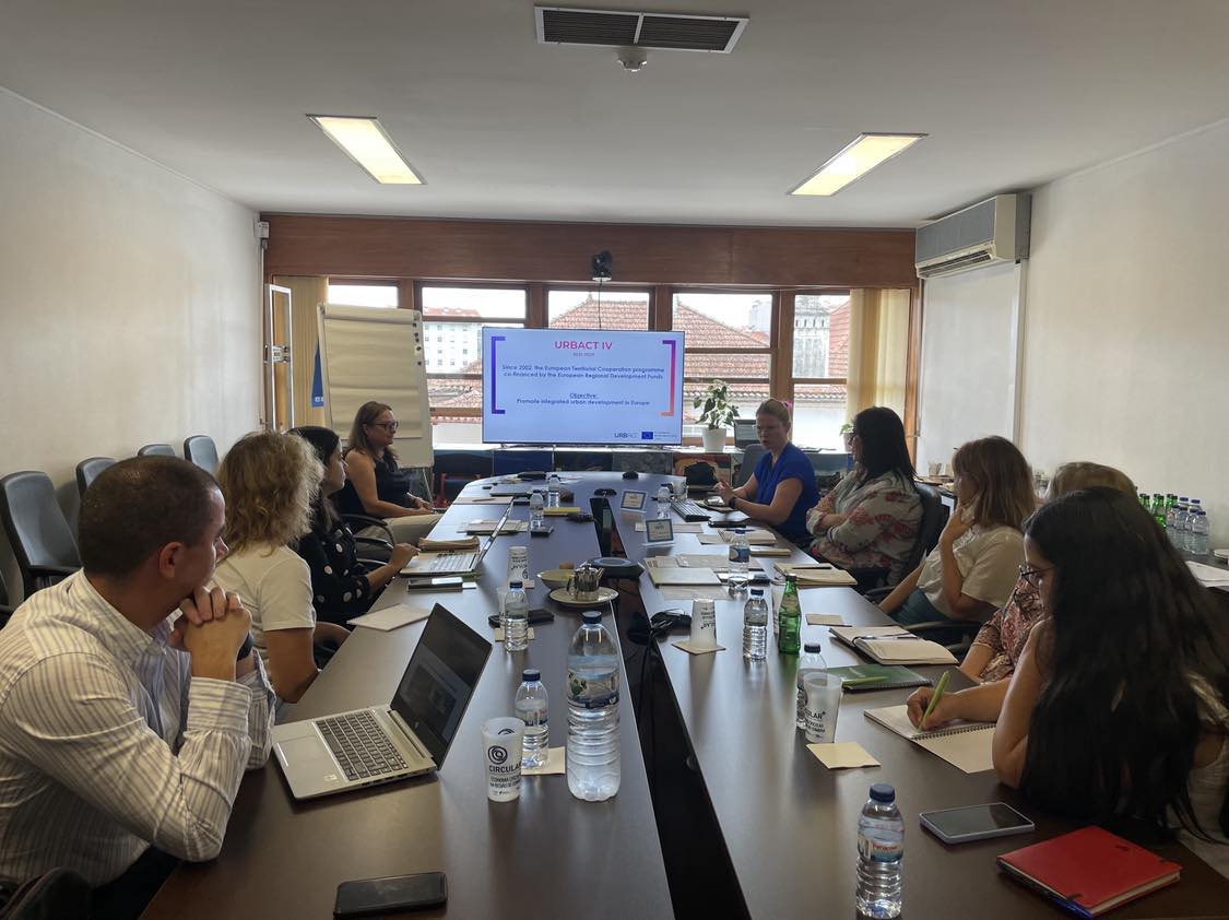 Today was the second city visit of the European tour of <a href="/mdl_berlin/">Dr. Mary Dellenbaugh-Losse</a> in the vibrant city of Coimbra ☀️ 
The dynamic team of <a href="/CimRegiao/">CIM Região de Coimbra</a> gathered for the first time its <a href="/URBACT/">URBACT</a> local group 🤝