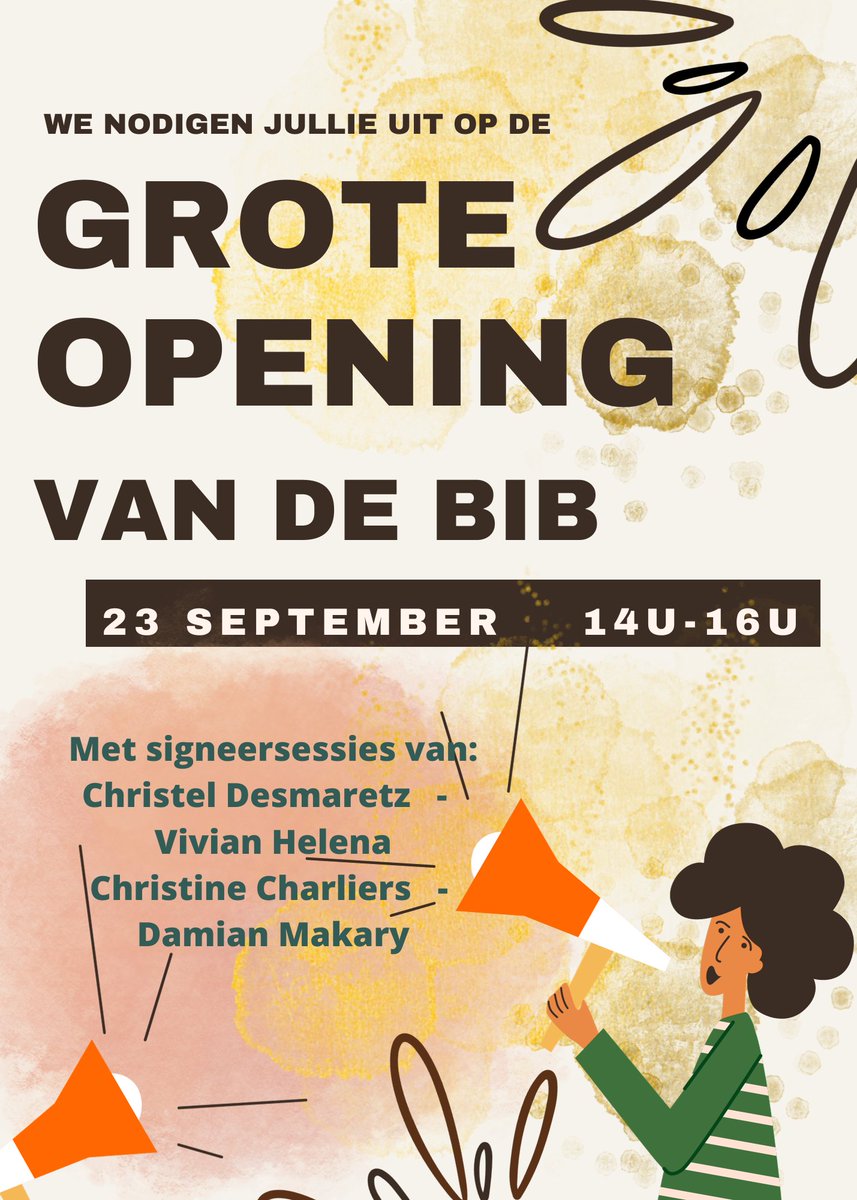 📚 GROOT NIEUWS! Bibliotheek Geetbets is klaar met renovaties en opent op 23 september om 14:00 uur. Kom langs voor een boeksigneersessie en koop mijn boeken rechtstreeks bij mij! Tot dan! 📖✨ #BibliotheekHeropening #Boeksigneersessie #LeesLiefde #23September #Bibliotheek