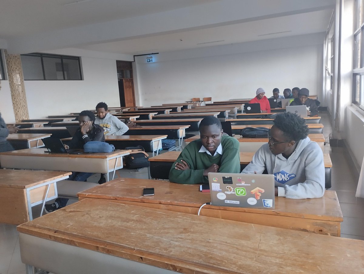 EmmaMulwaMutua's tweet photo. Just wrapped up an exciting @gdsc_dekut Android session introducing Android! 🚀📱 @Dbriane208 covered the fundamentals of Kotlin and its application in Android development, along with practical demos. In addition to that @WaithakaFM gave insights on why #AndroidDev https://t.co/3yt3NhLxmN