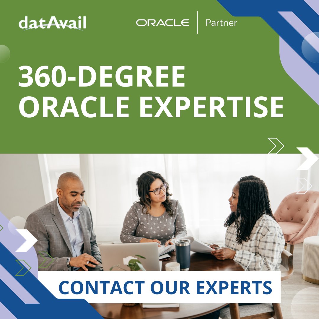 datavail's tweet photo. Looking forward to optimizing your current legacy application portfolio or considering a move to the #cloud? Datavail helps you empower your #OracleEnterprise systems whether on-premises, in the cloud, or in the #HybridSetup. Learn more: https://t.co/D90vTmNOkt
#oracle https://t.co/Un7lcnmOTa