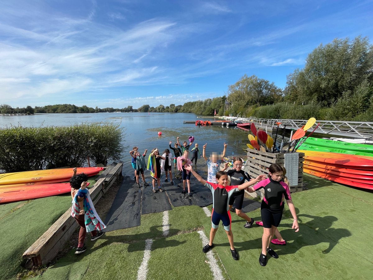 HambrookSchool's tweet photo. Well what a couple of days #hambrook6 have had on their camp! Markets, survival skills, den building, baguettes, kayaking, orienteering, archery, inflatable obstacle courses and more! We are having such a lovely time here. More pics to follow! https://t.co/b9k4M20t0Q