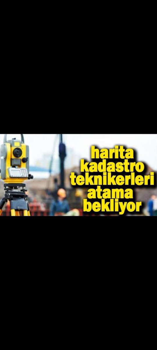 <a href="/mehmetozhaseki/">Mehmet Özhaseki</a> Sayın bakanım  tüm bakanlıklar binlerce alıma çıkmışken 60 bini aşkın mezun harita ve kadastro teknikerleri yüksek puanlarla boşta kaliyor biliyoruz ki  sizler her zaman gençlerin yanindasınız.. gözümüz kulağımız sizden gelecek bir müjdede umutla bekliyoruz <a href="/mehmetozhaseki/">Mehmet Özhaseki</a>