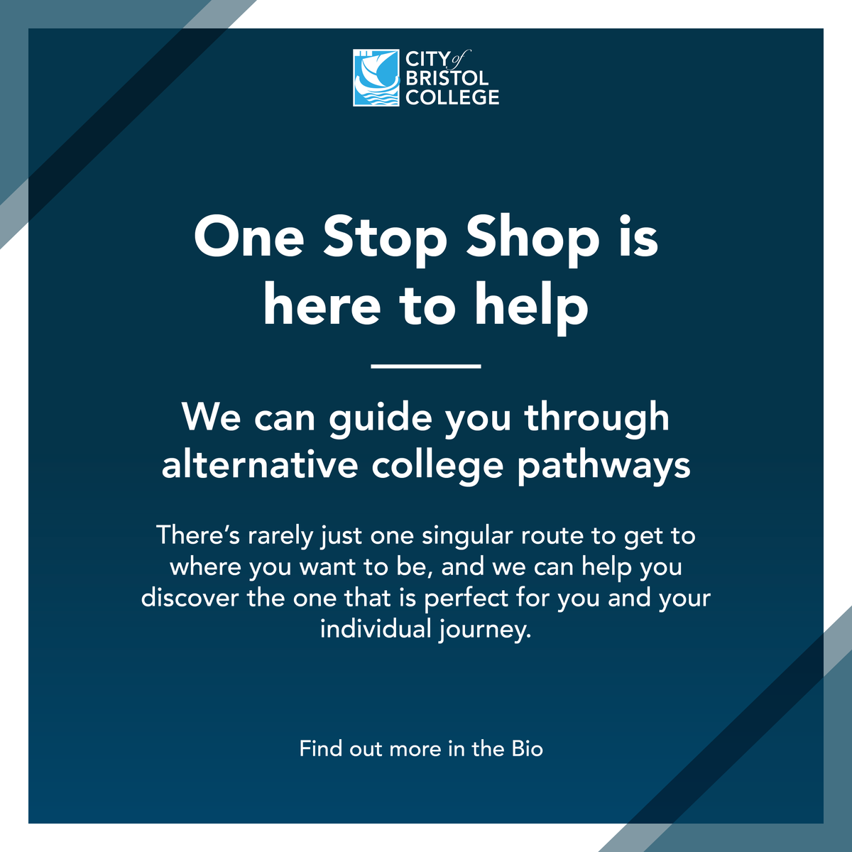 CoBCollege's tweet image. Not loving your current course? 🤔

Our One Stop Shop is here to help you explore exciting new pathways with our ‘Swap Don’t Drop’ initiative.

Questions? Reach out to our dedicated teams. We're here for you. 🤗

#SwapDontDrop #OneStopShop #AlternativePathway #EveryoneBelongs