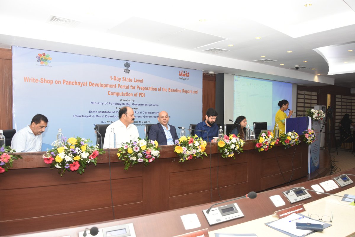 SiprdAssam's tweet photo. Today's impactful day long regional workshop on Panchayat Development Index in Guwahati.Organized by MoPR. it was an honor to have Jt. Secretary Vikas Anand, IAS, Principal Secretary, Commissioner, &amp; Secretary P&amp;RD in attendance, along with  representatives from all the NE states https://t.co/0a3tYI4Zmk