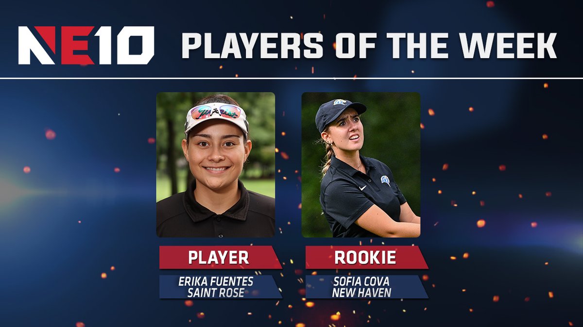 𝐖𝐎𝐌𝐄𝐍'𝐒 𝐆𝐎𝐋𝐅 𝐑𝐄𝐏𝐎𝐑𝐓 - 𝐖𝐄𝐄𝐊 𝟐

Erika Fuentes shot a 68 - a single-round scoring record for <a href="/gogoldenknights/">Saint Rose Athletics</a> - at the Franklin Pierce Invitational on her way to NE10 honors ⛳️

🔗: shorturl.at/eHJN1

#NE10EMBRACE #NCAAD2 #D2WGolf