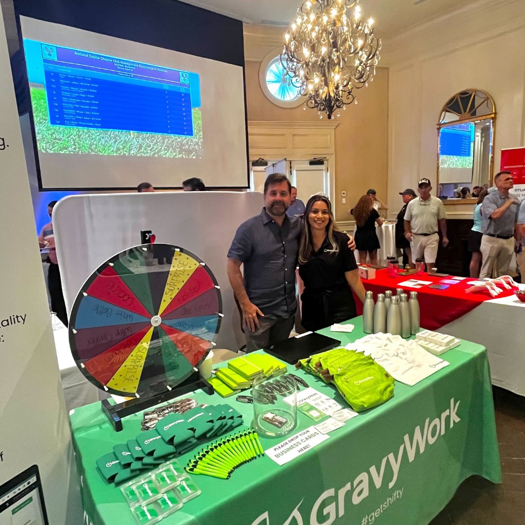 GravyWork teed off at the CMAA Annual Golf Tournament and Trade Show! 🏌️‍♂️⛳️ Join us as we elevate the hospitality industry. Stay tuned for more exciting collaborations! 🌟 #GravyWorkEvents #HospitalityElevated
