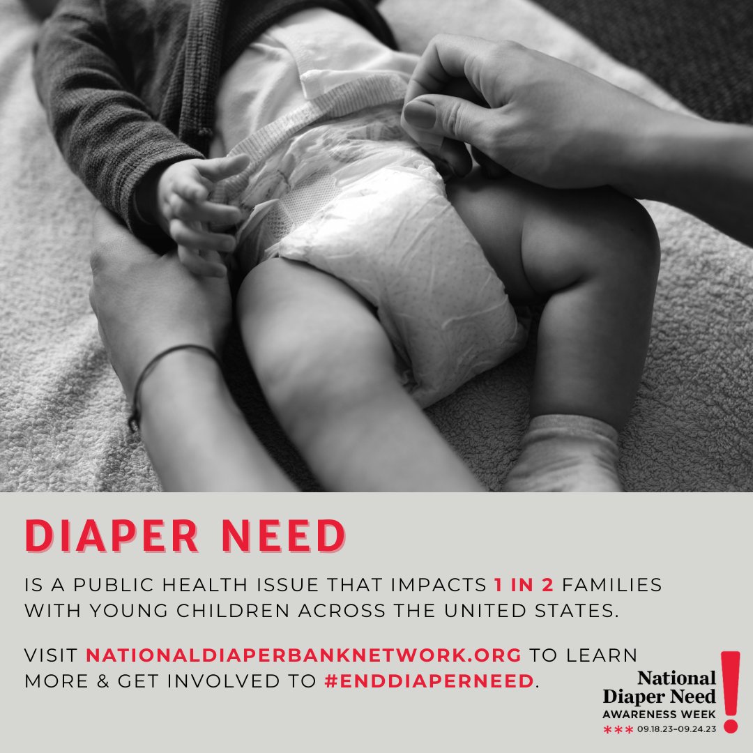 CPAG_USA's tweet image. Without enough diapers, babies are exposed to health risks, parents miss out on work &amp;amp; wages, &amp;amp; children can't participate in early education. Diaper need is a growing public health crisis - learn more this #NationalDiaperNeedAwarenessWeek nationaldiaperbanknetwork.org #EndChildPoverty