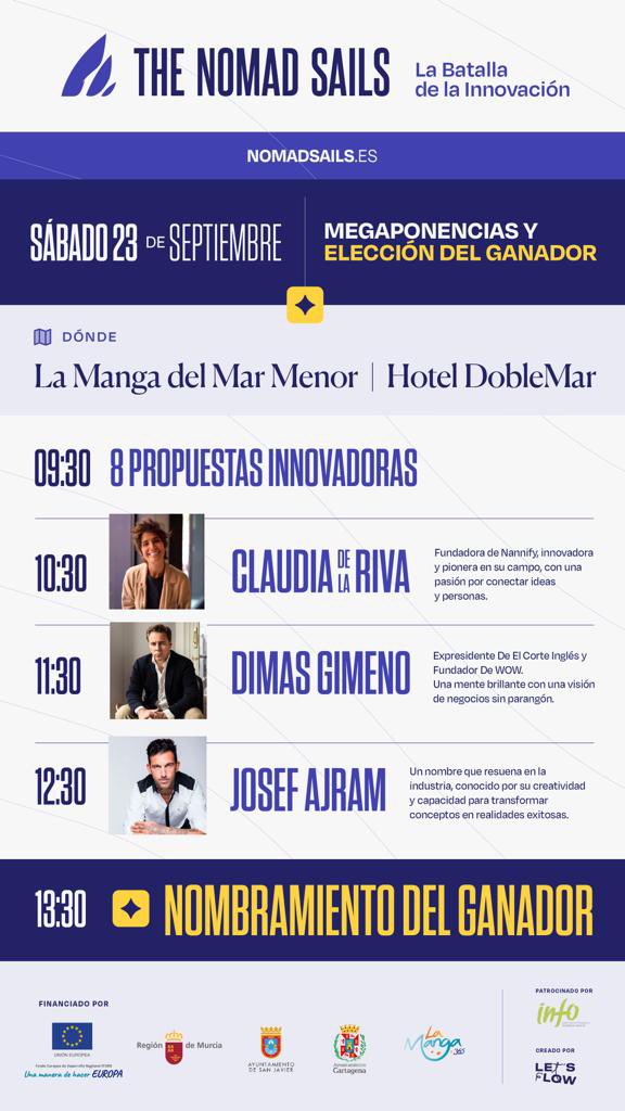 Dimas_Agudo's tweet photo. Nos vemos el sábado en La manga! @Ayto_SanJavier @infoRMurcia 
Dimas Gimeno/Claudia dela Riva /Josef Ajram https://t.co/R978bLRPz3 https://t.co/6uSAcnQ0Pm