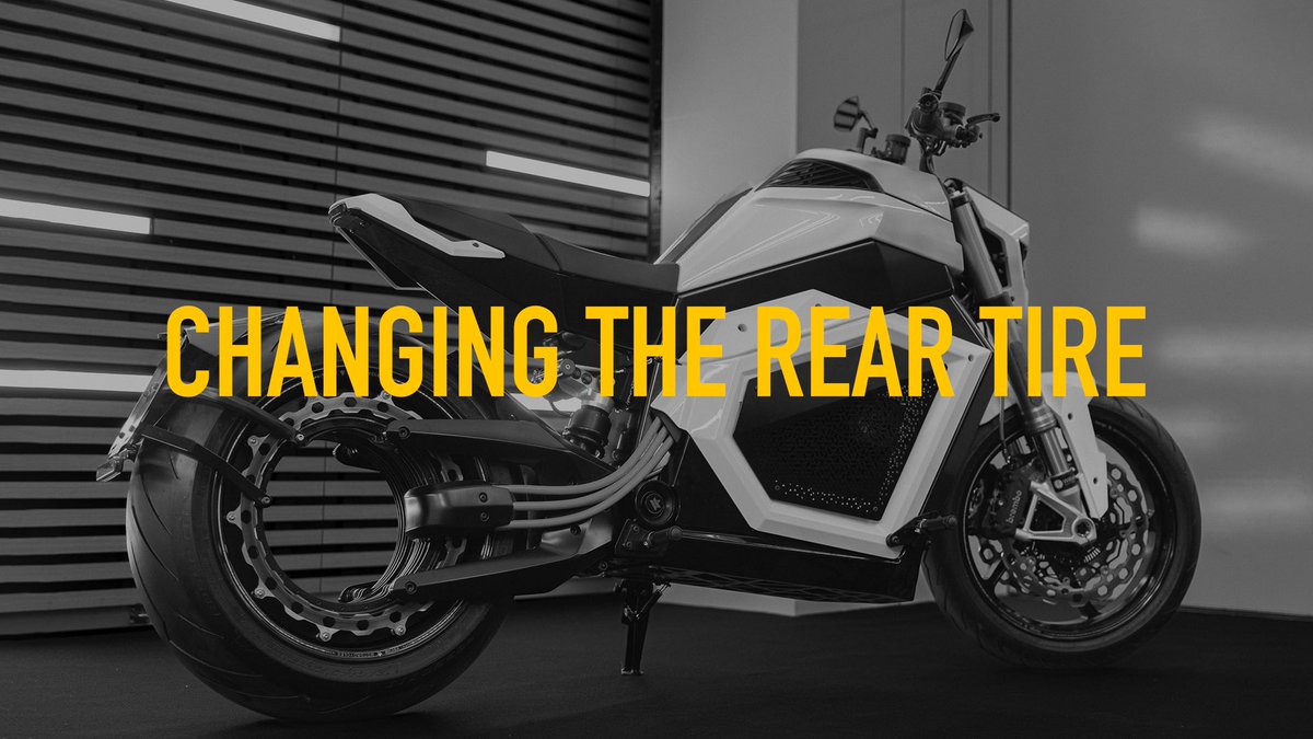 VERGEmotorcycle's tweet photo. Ever wondered about how to change the tire of the hubless rear wheel on the Verge TS Pro? #hubless #electricsuperbike #vergemotorcycles
https://t.co/V7esZkysAO via @YouTube https://t.co/pImwoPTYxY