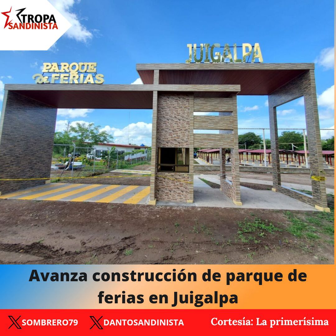 Avanza construcción del Parque de Ferias en juigalpa #SeptiembreVictorioso #PatriaBenditayLibre