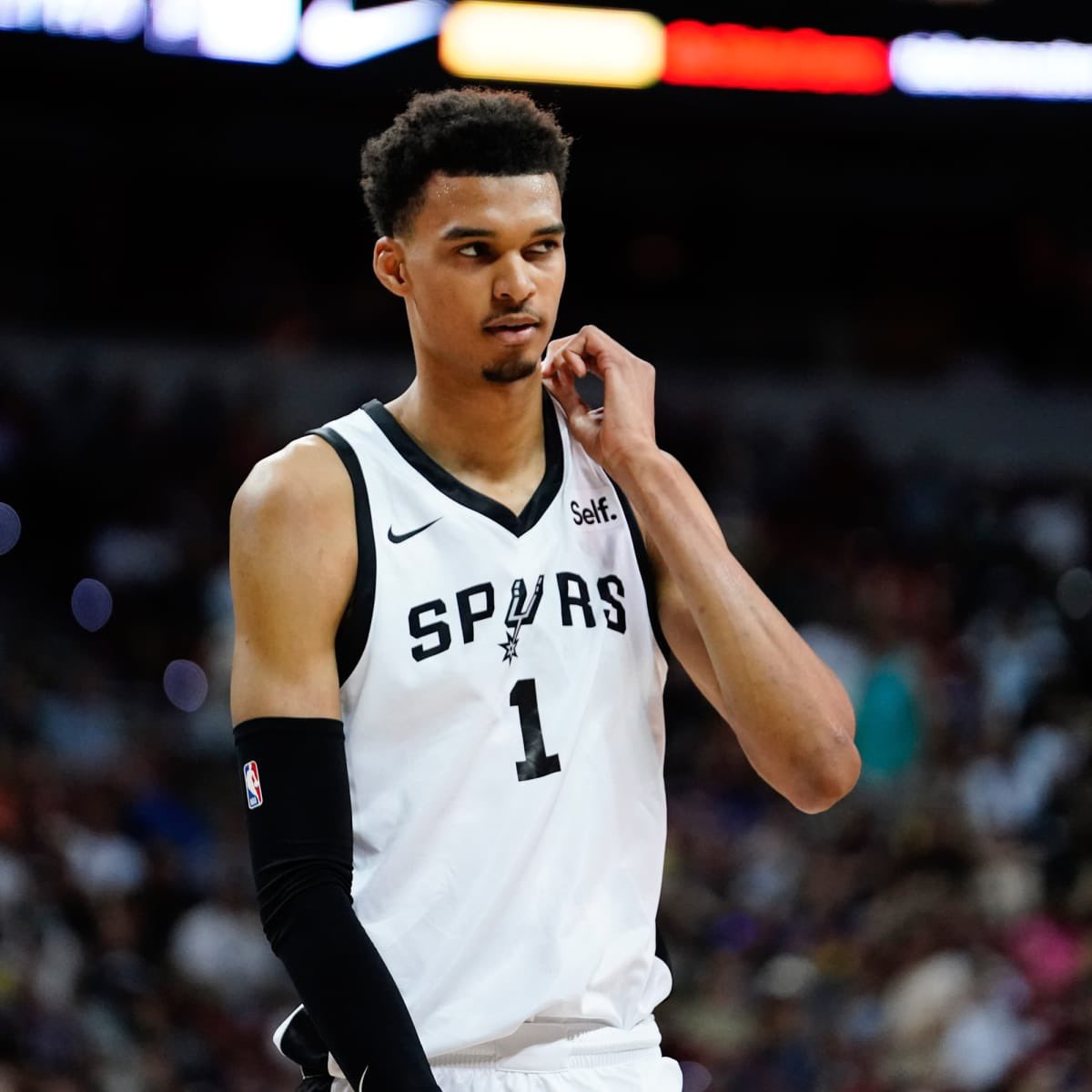 LegionHoops's tweet photo. Victor Wembanyama on his rookie season:

“The ideal start would already be the playoffs. But I’m patient, and I know it will happen. Not winning my first few years is no barrier to becoming a Hall of Famer or winning five later.”

(via @Eurohoopsnet) https://t.co/6yNAnwoiDe