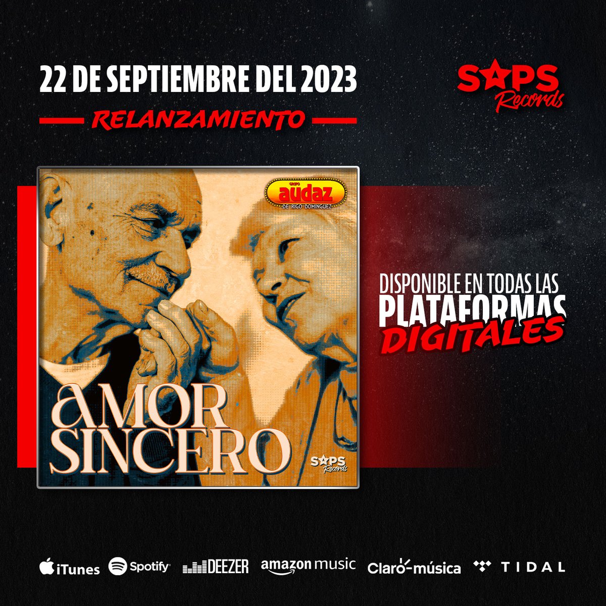 ¡Familia Audaz, este viernes tenemos un nuevo relanzamiento!
Podrán encontrarlo aquí onerpm.link/695282579704