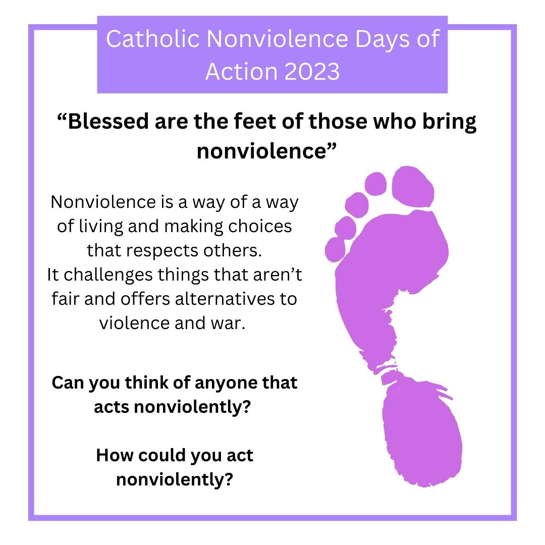 PaxChristiYouth's tweet photo. #CatholicNonviolenceDaysofAction @paxchristiEW @CathNonviolence https://t.co/l6mDKXxpDa