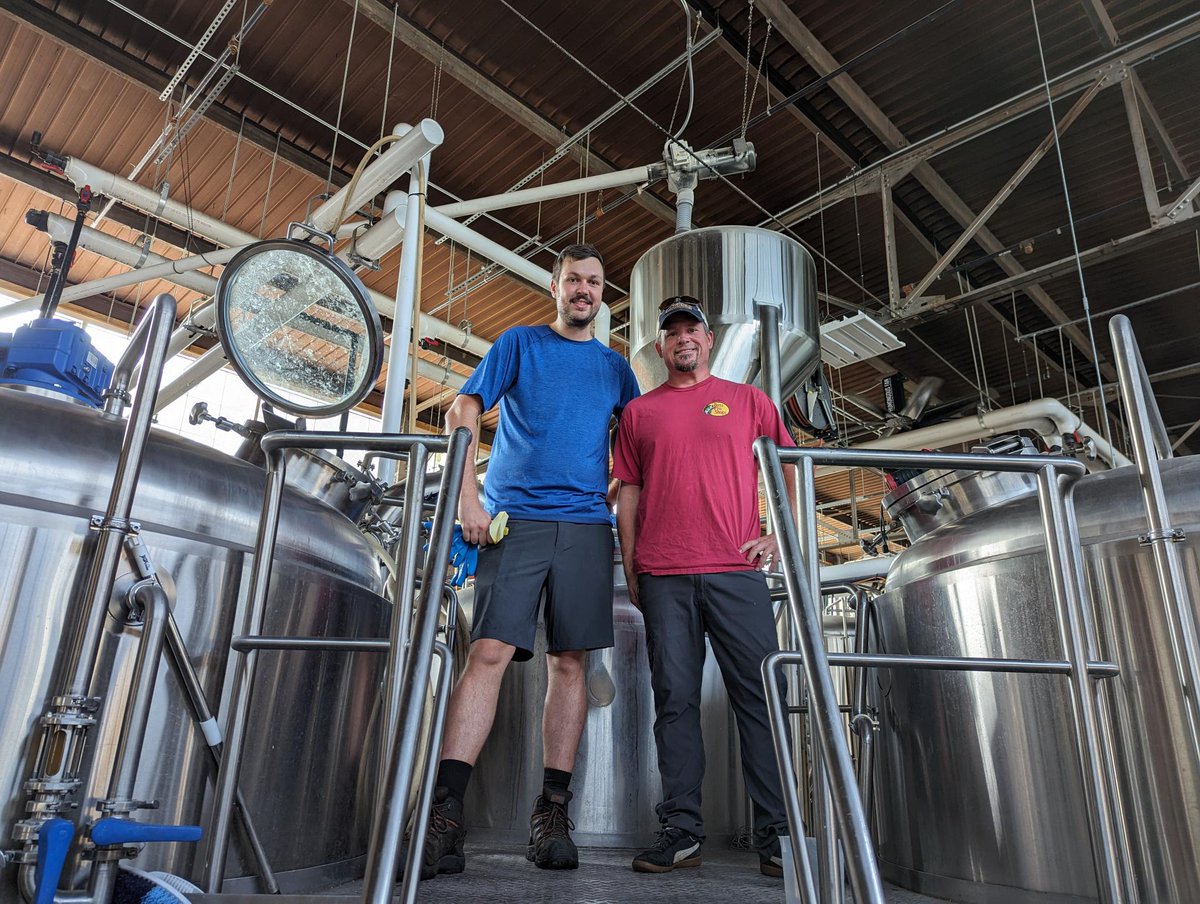 Prairie Malt (@prairiemalt) on Twitter photo Cheers to Scott and Jeff from <a href="/basiccitybeer/">BasicCityBeerCo</a>, who have been brewing some excellent beer with a wide variety of our malts! Be sure to check them out next time you visit the great state of Virginia.
Thanks for the hospitality, guys!
#CraftBeer #Brewing #CraftBrewing #RVA Cheers to Scott and Jeff from <a href="/basiccitybeer/">BasicCityBeerCo</a>, who have been brewing some excellent beer with a wide variety of our malts! Be sure to check them out next time you visit the great state of Virginia.
Thanks for the hospitality, guys!
#CraftBeer #Brewing #CraftBrewing #RVA