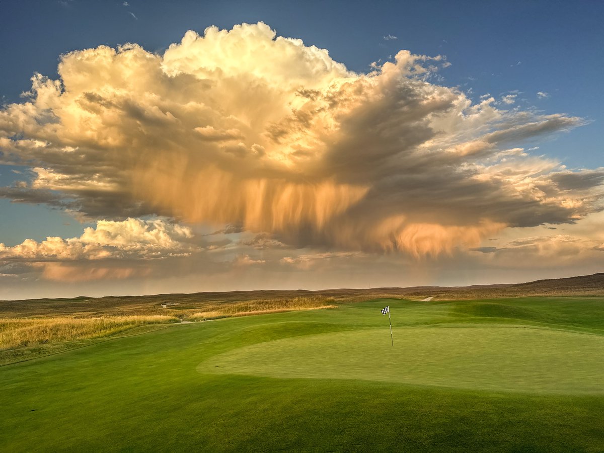 Crazy clouds at Sand Hills.