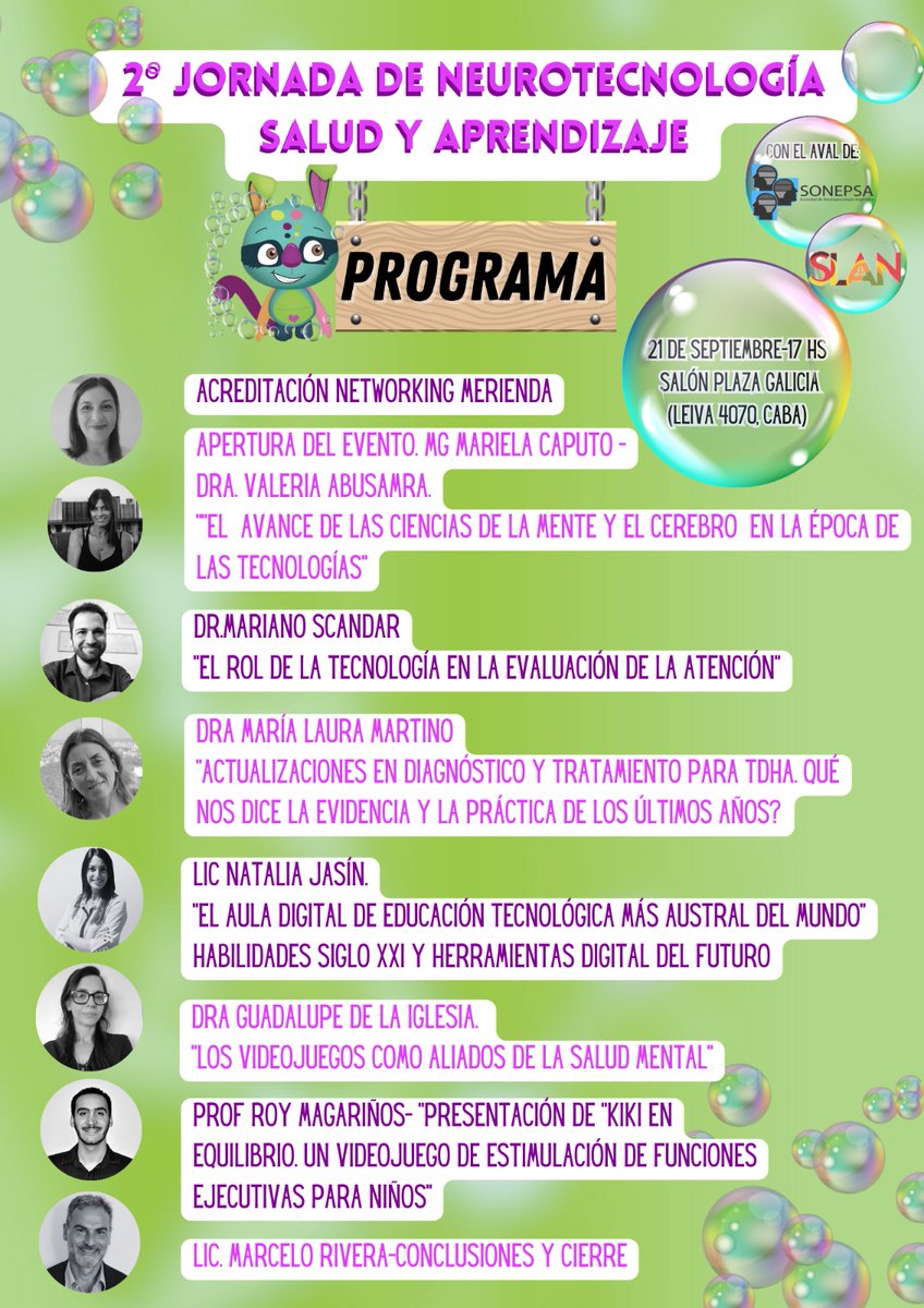 digilearnnials's tweet photo. 📌Mañana 21/9 - 17 hs te esperamos en el Salón Plaza Galicia (CABA) para merendar y participar de la 2° Jornada de Neurotecnología, salud y aprendizaje.

🧠La neurotecnología puede potenciar el aprendizaje y la adquisición de habilidades en diversos contextos educativos. 
👇Link https://t.co/u5myi4vGwR