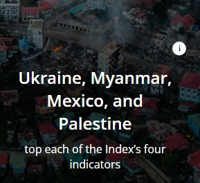 Ponen a México entre Ucrania y Palestina. acleddata.com/acled-conflict…