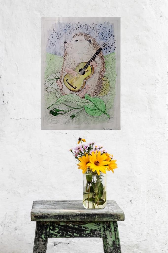 DianaFloka's tweet photo. My new artwork 😁 #cute #animal #watercolor #art #graphic #graphicwork #painting #paint #paintingoftheday #watercolorwork #illustration #illustrationart https://t.co/53HIqjqmIg